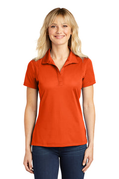 Sport-Tek LST650 Ladies Micropique Sport-Wick Polo - Deep Orange - 