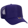Otto 39-165 Youth Size 5 Panel High Crown Mesh Back Foam Trucker Hat Kids