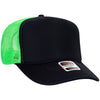 Otto 5-Panel High Crown Foam Trucker Hats, Mesh Back Cap - 39-165