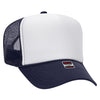 Otto 39-165 Youth Size 5 Panel High Crown Mesh Back Foam Trucker Hat Kids