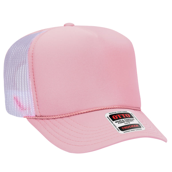 Otto 5-Panel High Crown Foam Trucker Hats, Mesh Back Cap - 39-165