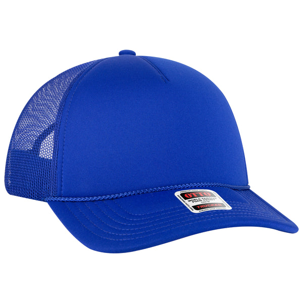 OTTO Cap 39102-1 5 Panel Low Profile Mesh Back Trucker Hat