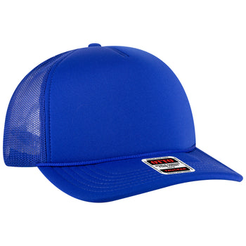 OTTO CAP 3931-1 5 Panel High Crown Mesh Back Trucker Hat