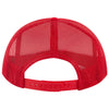 OTTO Cap 3932-1 5 Panel High Crown Polyester Foam Front Mesh Back Trucker Hat