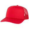 OTTO Cap 3932-1 5 Panel High Crown Polyester Foam Front Mesh Back Trucker Hat