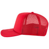 OTTO Cap 3932-1 5 Panel High Crown Polyester Foam Front Mesh Back Trucker Hat