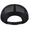OTTO Cap 3932-1 5 Panel High Crown Polyester Foam Front Mesh Back Trucker Hat