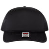 OTTO Cap 3932-1 5 Panel High Crown Polyester Foam Front Mesh Back Trucker Hat