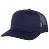 OTTO Cap 3932-1 5 Panel High Crown Polyester Foam Front Mesh Back Trucker Hat