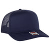 OTTO Cap 3932-1 5 Panel High Crown Polyester Foam Front Mesh Back Trucker Hat