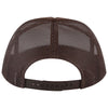OTTO Cap 3932-1 5 Panel High Crown Polyester Foam Front Mesh Back Trucker Hat