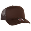 OTTO Cap 3932-1 5 Panel High Crown Polyester Foam Front Mesh Back Trucker Hat