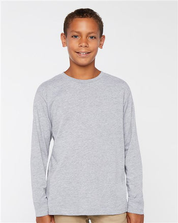 LAT 6201 Youth Fine Jersey Long Sleeve Tee