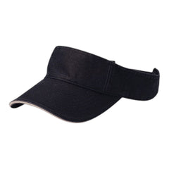 Mega Cap 4021B Pro Style Cotton Twill Washed Visor - 