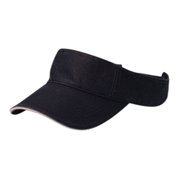 Mega Cap 4021B Pro Style Cotton Twill Washed Visor