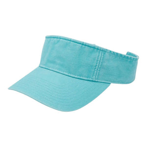 Mega Cap 4021C Washed Pigment Dyed Cotton Twill Visor - 