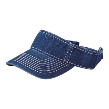 Mega Cap 4029 Pro Style Washed Denim Visor