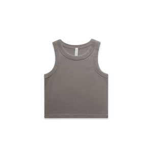 AS Colour 4035 Women's Faded Organic Rib Crop Tank - 
