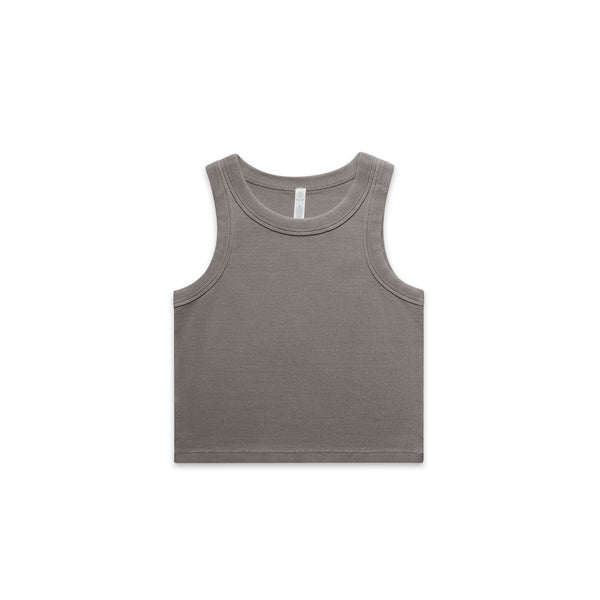 AS Colour 4035 Women's Faded Organic Rib Crop Tank