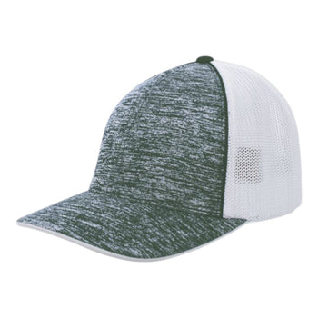 Pacific Headwear 406F Aggressive Heather Trucker PacFlex Cap