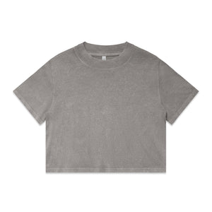 AS Colour 4086 Women's Stone Wash Heavy Crop - 