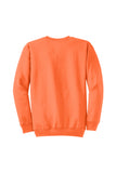 Port & Company PC78 Core Fleece Crewneck Sweatshirt - Neon Orange