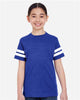 LAT 6137 Youth Football Fine Jersey Tee