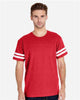 LAT 6937 Men's Football Fine Jersey Tee