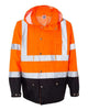 Kishigo RWJ102-103 Unisex Storm Cover Waterproof Rain Jacket