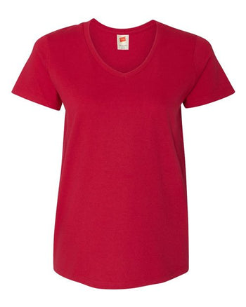 Hanes 5780 Women's Essential-T V-Neck T-Shirt