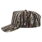 Otto 46-047 Camouflage 5 Panel Mid Profile Baseball Cap