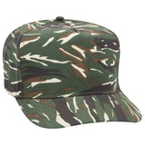 Otto 46-047 Camouflage 5 Panel Mid Profile Baseball Cap