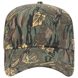 Otto 46-047 Camouflage 5 Panel Mid Profile Baseball Cap