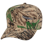 Otto 46-047 Camouflage 5 Panel Mid Profile Baseball Cap