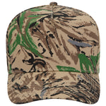 Otto 46-047 Camouflage 5 Panel Mid Profile Baseball Cap