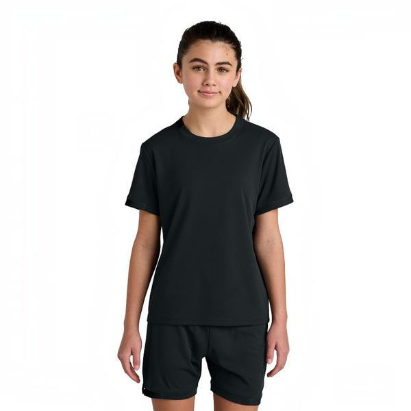 Sport-Tek YST440 Youth Club Short Sleeve Crew
