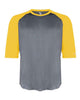 Badger 2133 Youth B-Core Three-Quarter Sleeve Baseball T-Shirt