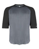 Badger 2133 Youth B-Core Three-Quarter Sleeve Baseball T-Shirt