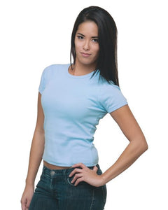 Bayside 4539 Women's USA-Made Cap Sleeve T-Shirt - 