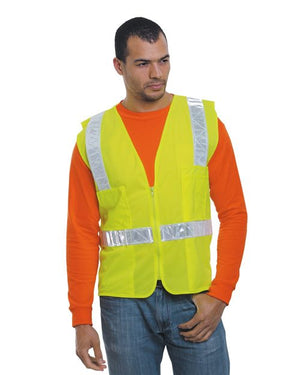 Bayside 3788 Unisex USA-Made ANSI Surveyor's Vest Class 2 - 