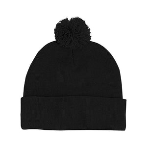 Mega Cap 5001B Pom Acrylic Cuff Beanie - 