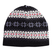 Mega Cap 5046 Jacquard Knitted Beanie