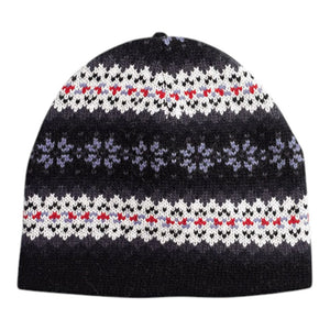 Mega Cap 5046 Jacquard Knitted Beanie - 