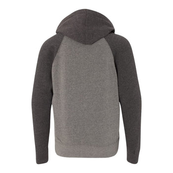 Independent Trading Co PRM15YSB Youth Lightweight Special Blend Raglan Hooded Sweatshirt
