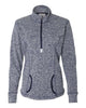 J. America 8617 Women's Cosmic Fleece Quarter-Zip Pullover