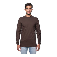 Royal Apparel Unisex Organic Cotton Long Sleeve T-Shirt – Style 5054ORG Made in USA - 
