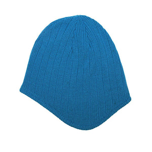 Mega Cap 5068 Rib-Knit Ear-Flap Beanie - 