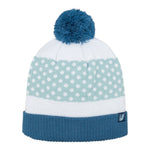 Mega Cap 5071 Infinity Selections Polka Dot Cuffed Pom Beanie