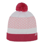 Mega Cap 5071 Infinity Selections Polka Dot Cuffed Pom Beanie