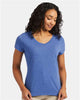 Hanes 42VT Women's Perfect-T Triblend V-Neck T-Shirt